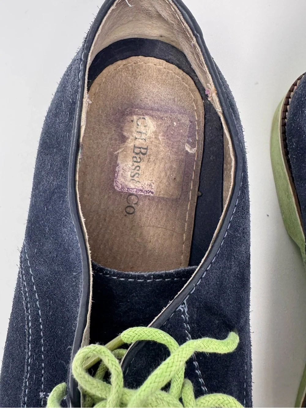 G.H Bass & Company Shoes, Buckingham, size 13, blue‎ leather, business casual